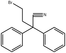 溴乙基二苯乙腈 结构式