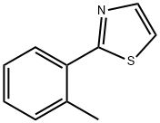 2-(2-甲苯基)噻唑 结构式