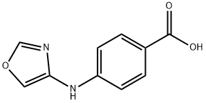 Benzoic acid, 4-(4-oxazolylamino)- (9CI) 结构式