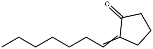 2-heptylidenecyclopentan-1-one 结构式
