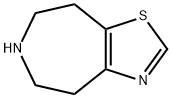 5,6,7,8-TETRAHYDRO-4H-THIAZOLO[4,5-D]AZEPINE 结构式