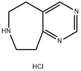 6,7,8,9-TETRAHYDRO-5H-PYRIMIDO[4,5-D]AZEPINE 结构式