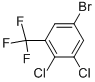 BENZENE, 5-BROMO-1,2-DICHLORO-3-(TRIFLUOROMETHYL)- 结构式