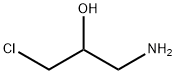 1-amino-3-chloropropan-2-ol  结构式