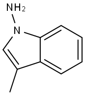 N-氨基-3-甲基吲哚 结构式