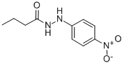 Butyric acid 2-(p-nitrophenyl)hydrazide 结构式