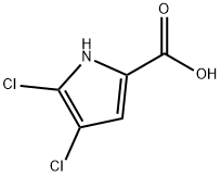 4,5-二氯-2-吡咯甲酸 结构式