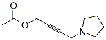 4-(1-Pyrrolidinyl)-2-butyn-1-ol acetate 结构式