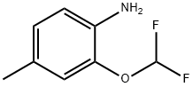 2-(二氟甲氧基)-4-甲基苯胺 结构式