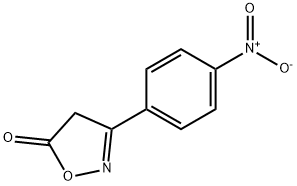 3-(4-NITROPHENYL)-5(4H)-ISOXAZOLONE 结构式