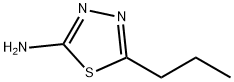 5-丙基-[1,3,4]噻二唑-2-胺 结构式