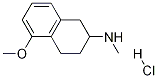 1,2,3,4 四氢-5-甲氧基 -N- 甲基 2-NAPTHALEN胺 盐酸盐 结构式