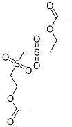 2-(2-乙酰氧基乙基磺酰基甲基磺酰基)乙基乙酸酯 结构式