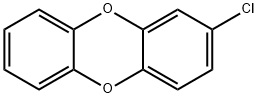 2-氯二苯并-对-二恶英 结构式