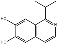 6,7-Isoquinolinediol, 1-(1-methylethyl)- (9CI) 结构式