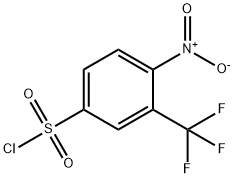 4-硝基-3-(三氟甲基)苯磺酰氯 结构式