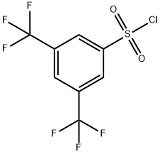 3,5-二三氟甲基苯磺酰氯 结构式