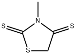 2,4-Thiazolidinedithione,  3-methyl- 结构式