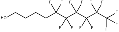 1H,1H,2H,2H,3H,3H,4H,4H-Perfluorodecan-1-ol 结构式