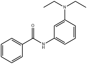 3-(N,N-二乙基)氨基苯甲酰苯胺 结构式