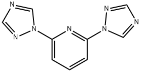 2,6-BIS(1,2,4-TRIAZOL-1YL)PYRIDINE 结构式