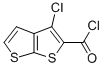 3-氯噻吩基并[2,3-B!噻吩-2-羰酰氯 结构式