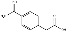 4-脒基苯乙酸 结构式