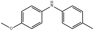 N-(4-甲氧基苯基)-4-甲基苯胺 结构式