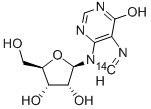 INOSINE-8-14C 结构式