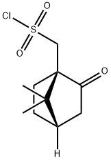 左旋樟脑-10-磺酰氯 结构式