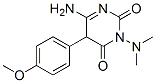 6-Amino-3-(dimethylamino)-5-(4-methoxyphenyl)pyrimidine-2,4(3H,5H)-dione 结构式