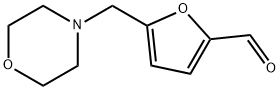 5-(MORPHOLINOMETHYL)-2-FURALDEHYDE 结构式