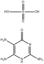 2,5,6-三氨基-4-嘧啶醇硫酸盐 结构式
