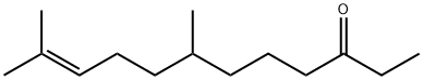 7,11-dimethyldodec-10-en-3-one 结构式