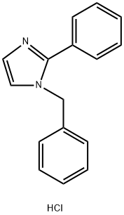 1-苄基-2-苯基咪唑盐酸盐 结构式