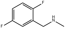 1-(2,5-二氟苯基)-N-甲基甲胺 结构式