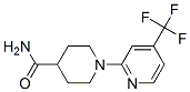 4-PIPERIDINECARBOXAMIDE, 1-[4-(TRIFLUOROMETHYL)-2-PYRIDINYL]- 结构式