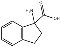 DL-1-氨基茚满-1-甲酸水合物 结构式