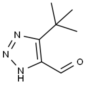 4-(叔丁基)-1H-1,2,3-三唑-5-甲醛 结构式