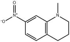 1-甲基-7-硝基-1,2,3,4-四氢喹啉 结构式