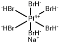 六溴代铂酸钠六水合物 结构式