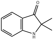 2,2-二甲基-2,3-二氢-1H-吲哚-3-酮 结构式