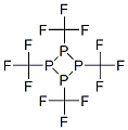 1,2,3,4-Tetrakis(trifluoromethyl)tetraphosphetane 结构式