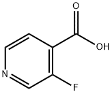3-氟吡啶-4-甲酸 结构式