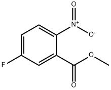 2-硝基-5-氟苯甲酸甲酯 结构式