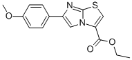 6-(4-METHOXYPHENYL)IMIDAZO[2,1-B]THIAZOLE-3-CARBOXYLIC ACID ETHYL ESTER 结构式