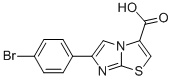 6-(4-BROMO-PHENYL)-IMIDAZO[2,1-B]THIAZOLE-3-CARBOXYLIC ACID 结构式