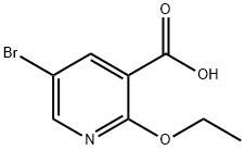 5-溴-2-乙氧基烟酸 结构式