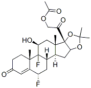 醋酸氟轻松氢化杂质 结构式