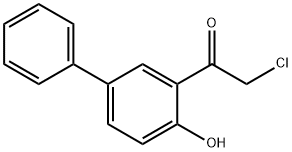 Ethanone, 2-chloro-1-(4-hydroxy[1,1-biphenyl]-3-yl)- (9CI) 结构式